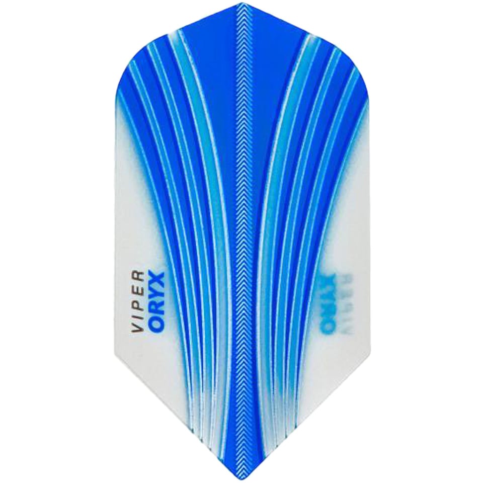 GLD Viper Oryx Dart Flights - Slim White & Blue