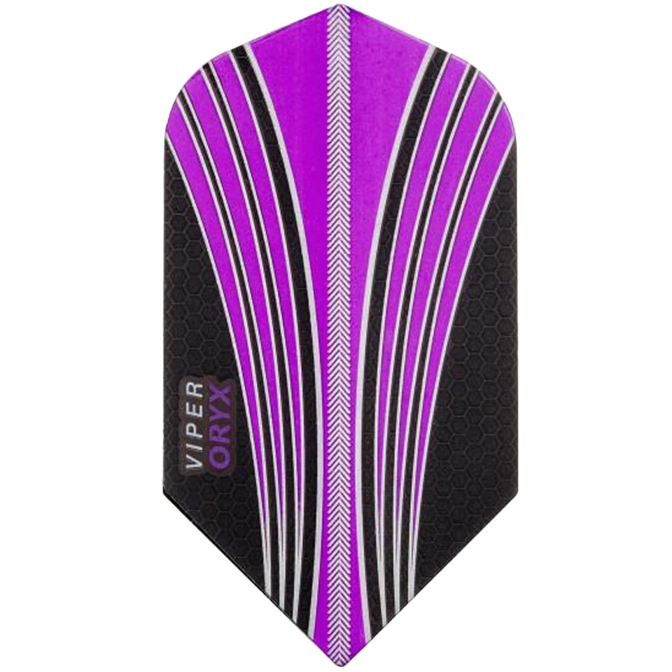 GLD Viper Oryx Dart Flights - Slim Black & Purple