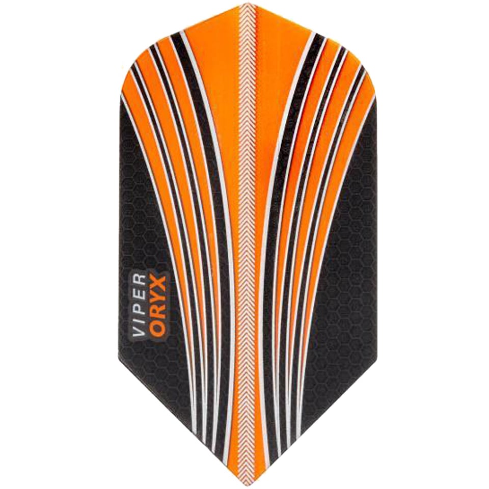 GLD Viper Oryx Dart Flights - Slim Black & Orange