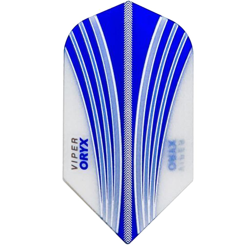 GLD Viper Oryx Dart Flights - Slim White & Navy
