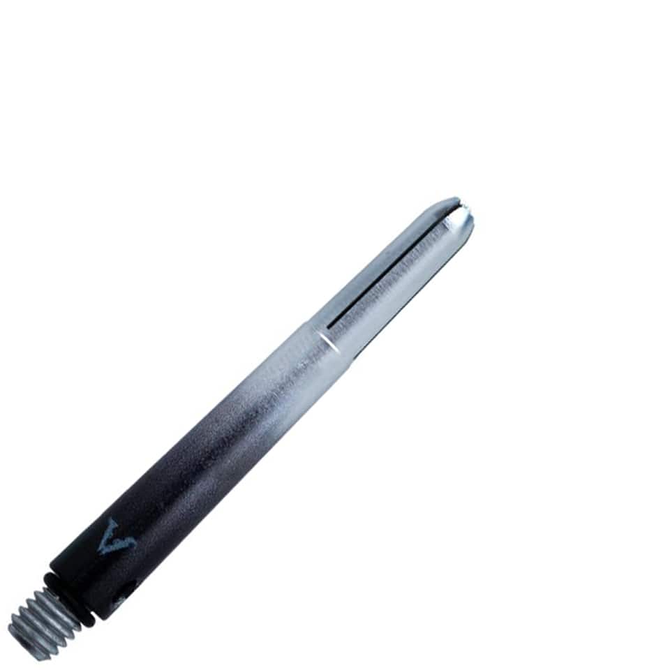 GLD Viperlock Aluminum Shade Dart Shafts - Inbetween Silver & Black