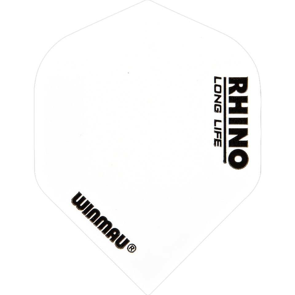 Winmau Rhino Dart Flights - Standard White