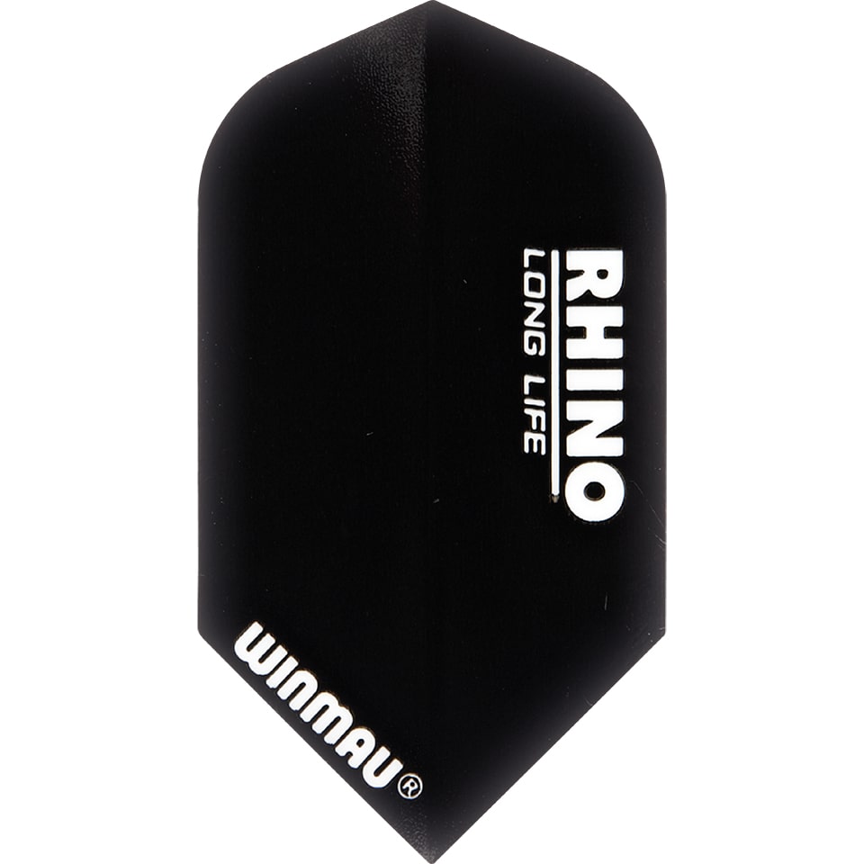 Winmau Rhino Dart Flights - Slim Black