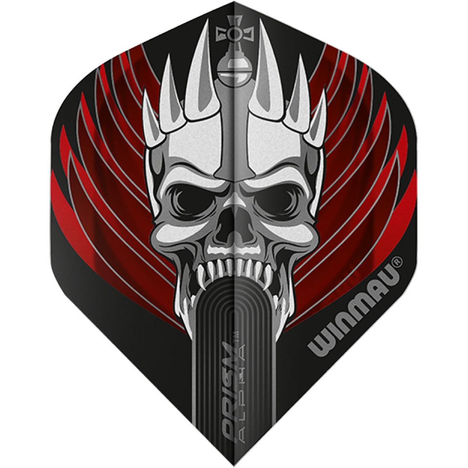 Winmau Prism Alpha Dart Flights - Standard Skull