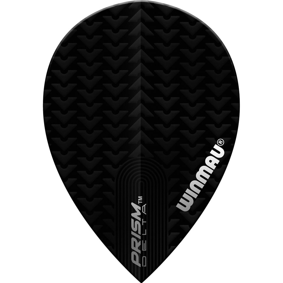 WINMAU Prism Delta Voli Per Freccette - Nero E Arcobaleno - 1 Set Da 3 - Spessore 100 Micron - 2