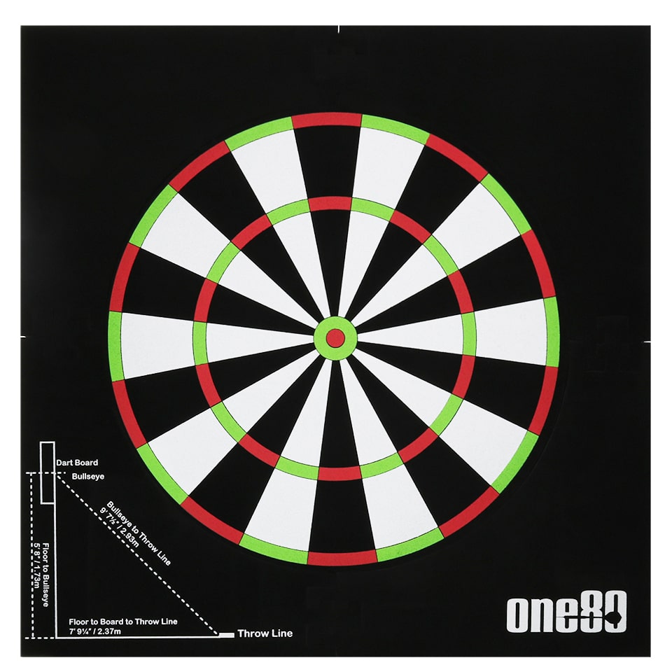 One80 EVA Traveling Dartboard Set