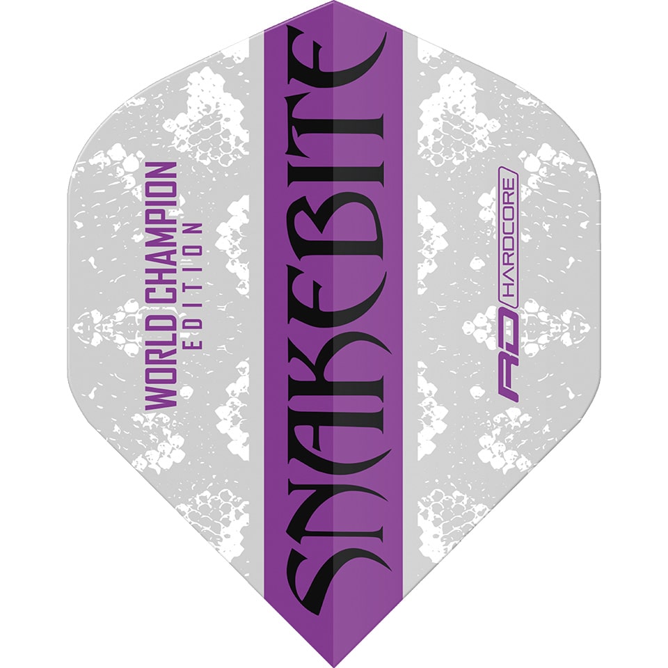 Red Dragon Peter Wright Hardcore Dart Flights - Standard Gray Strike