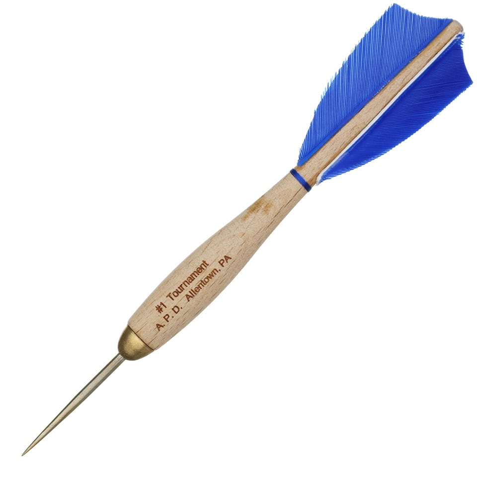 American Pro Dart Woody Steel Tip Darts - 13.5gm Royal Blue (4 Sets)