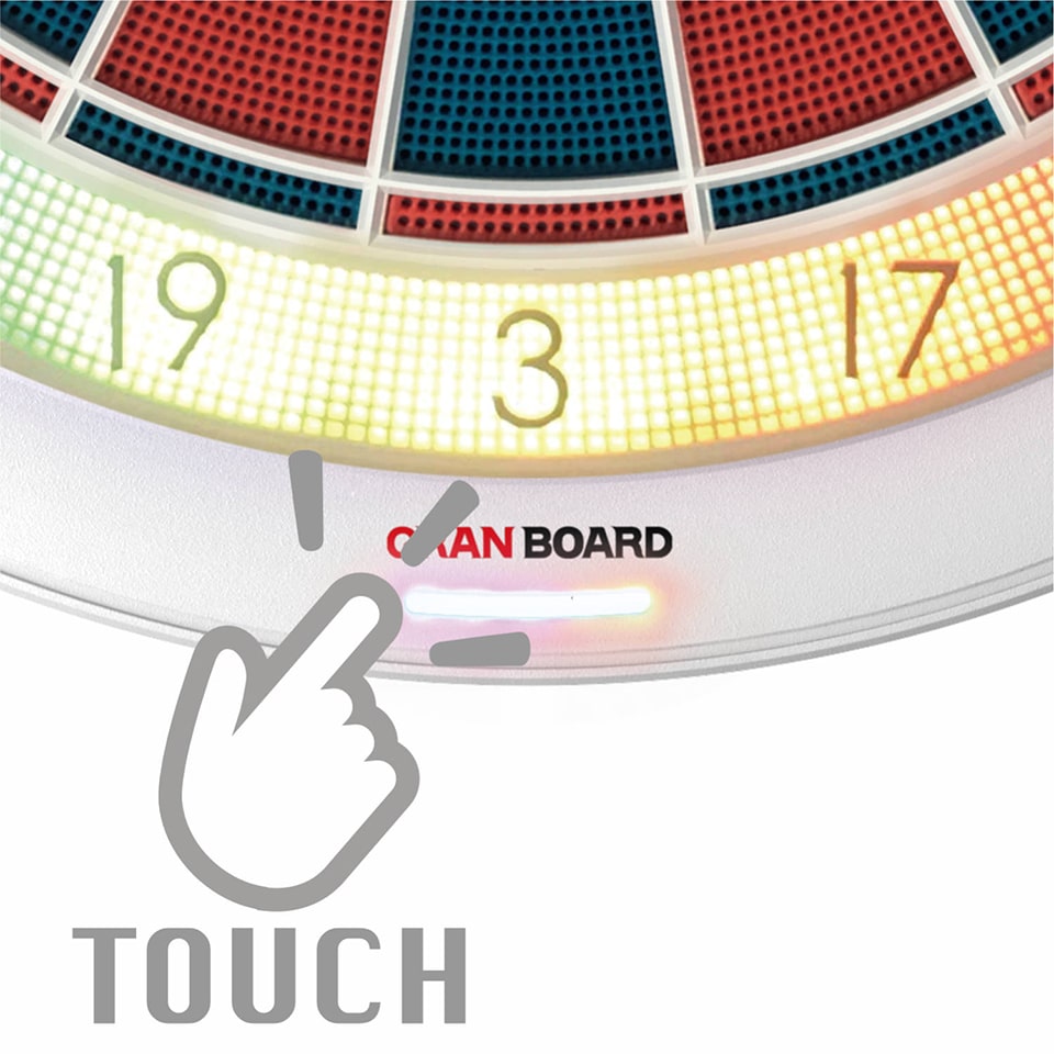 Gran Darts Gran Board 132 Trainer Electronic Dartboard - White