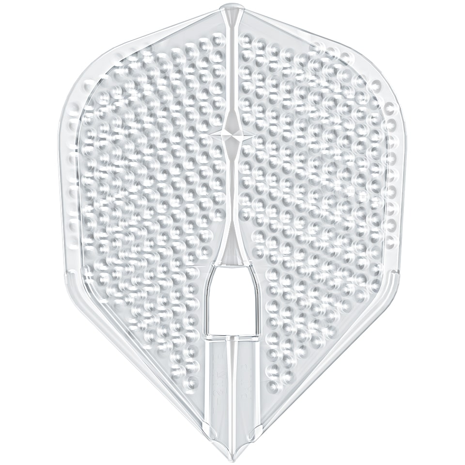 L-Style Pro Dimpled Dart Flights - L3 / Shape Clear
