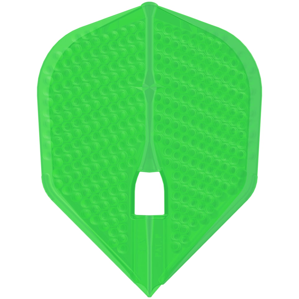 L-Style Pro Dimpled Dart Flights - L3 / Shape Green