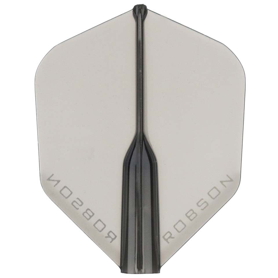 Robson Plus Crystal Dart Flights - Shape Black