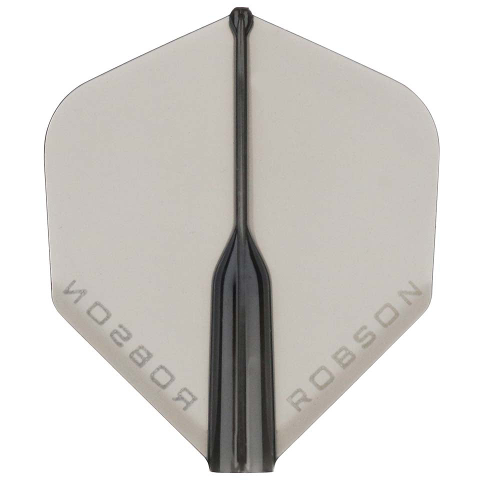 Robson Plus Crystal Dart Flights - Standard Black