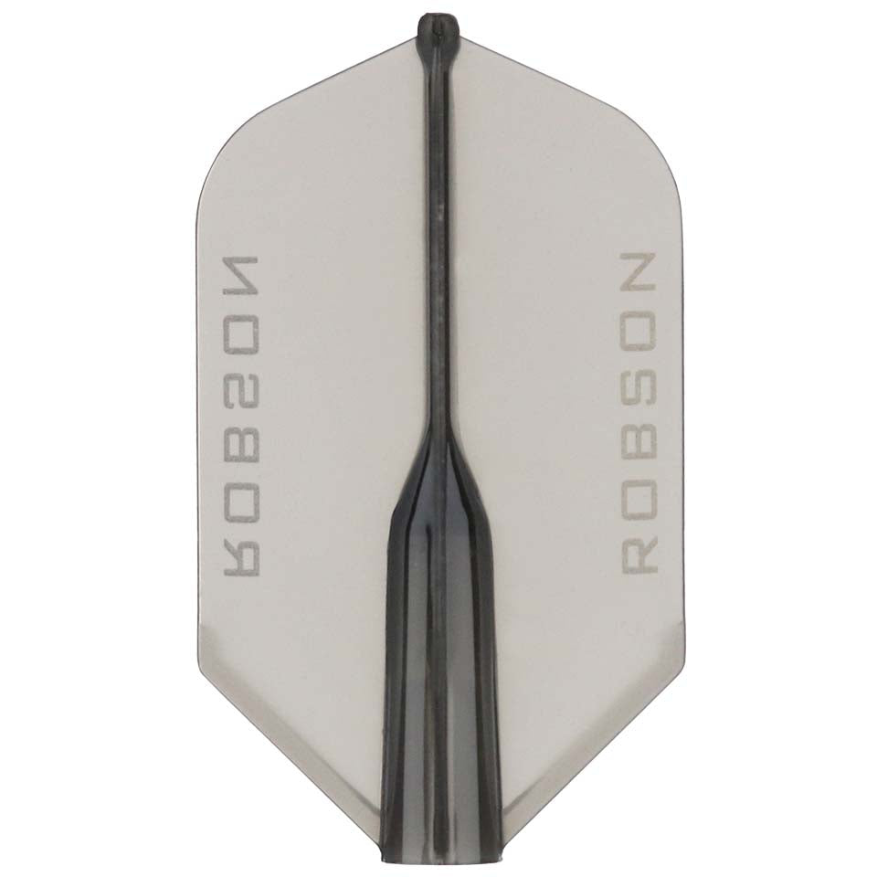 Robson Plus Crystal Dart Flights - Slim Black