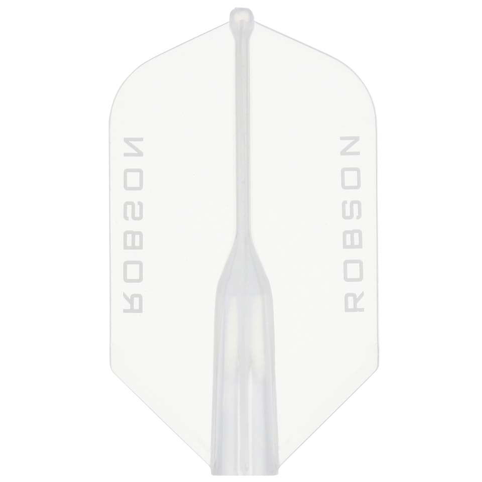Robson Plus Crystal Dart Flights - Slim Clear