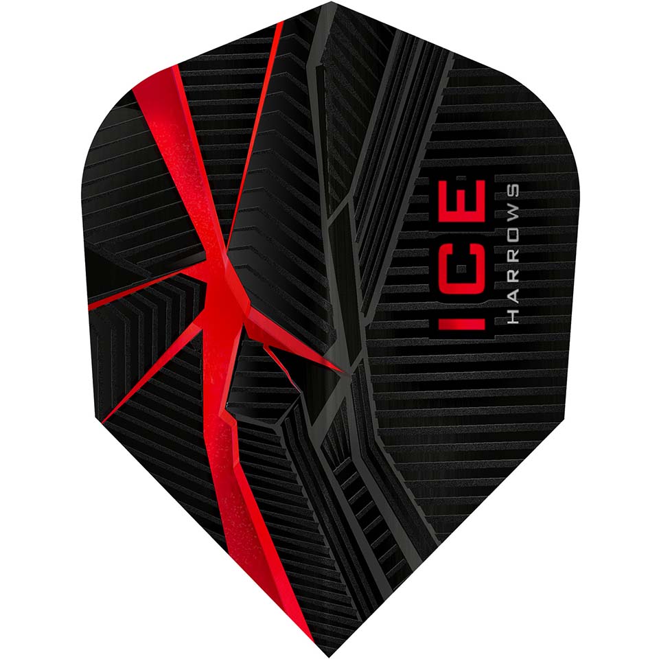 Harrows ICE Recut Dart Flights - Shape Red