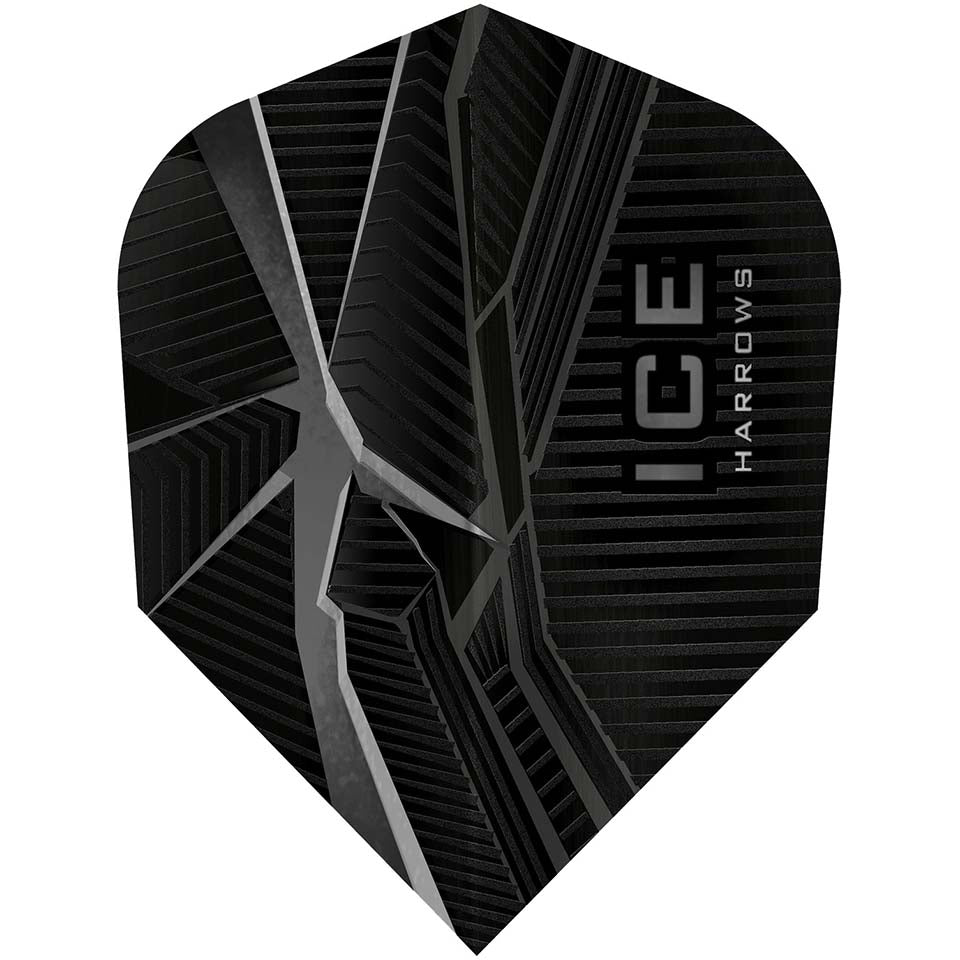 Harrows ICE Recut Dart Flights - Shape Black