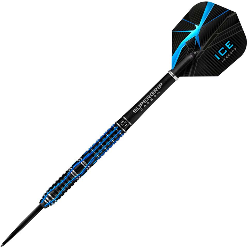 ダーツ Harrows ICE RECUT darts STEEL 21g Harrows ICE Recut 90% Tungsten Steel Tip Darts - 22gm