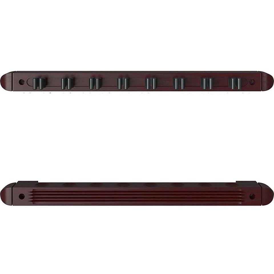 8 Cue Wall Rack - Walnut
