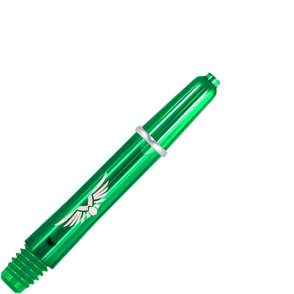 Shot Eagle Claw Dart Shafts - Short Green