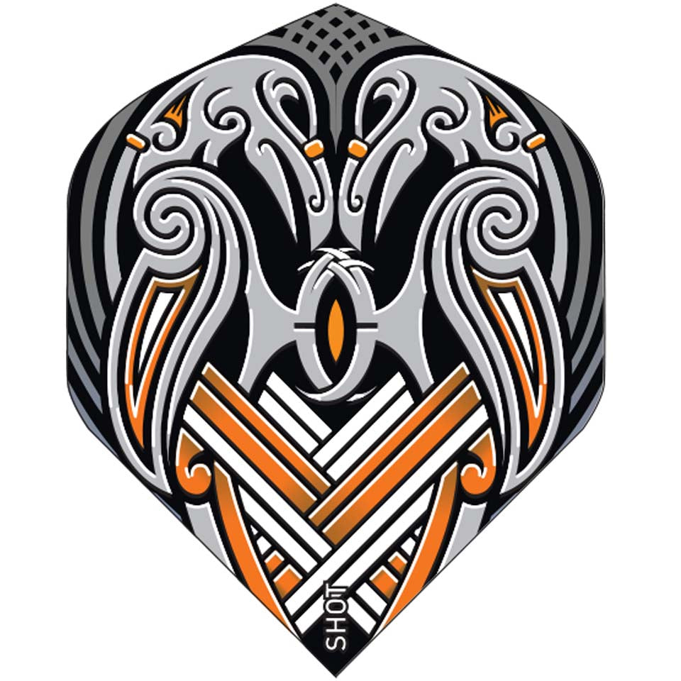 Shot Viking RavenDart Flights - Standard Black
