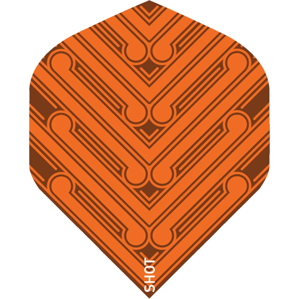 Shot Manu Dart Flights - Standard Orange
