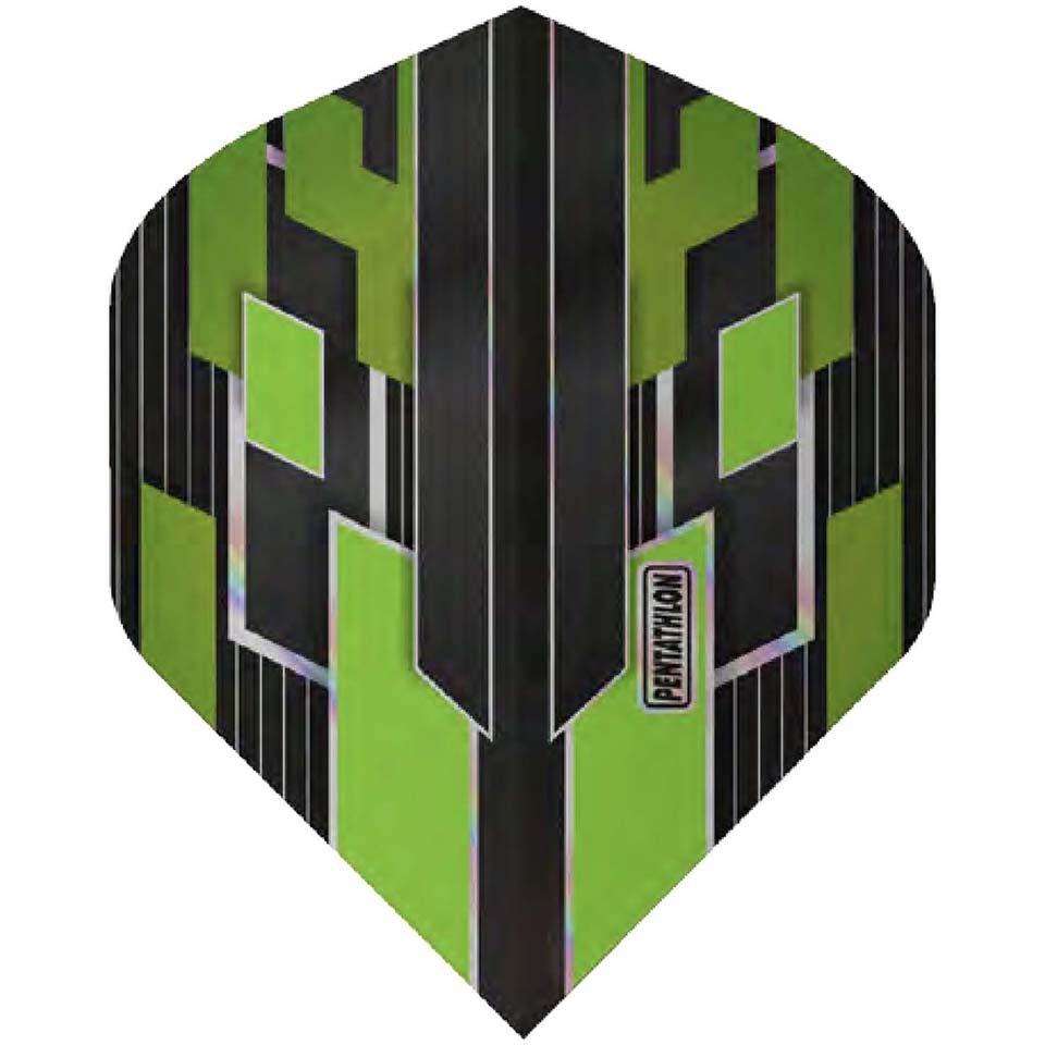 Pentathlon Shimmer Dart Flights - Standard Green