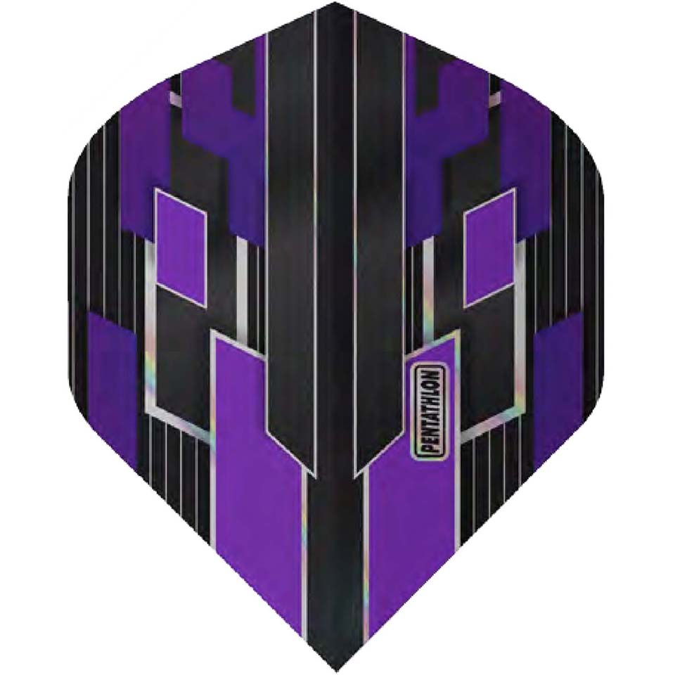 Pentathlon Shimmer Dart Flights - Standard Purple