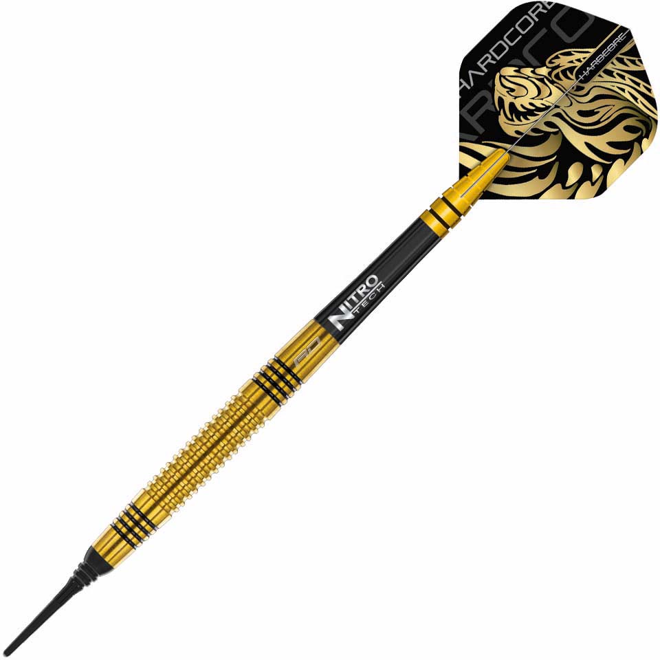 Red Dragon Jonny Clayton GoldSoft Tip Darts - 18gm