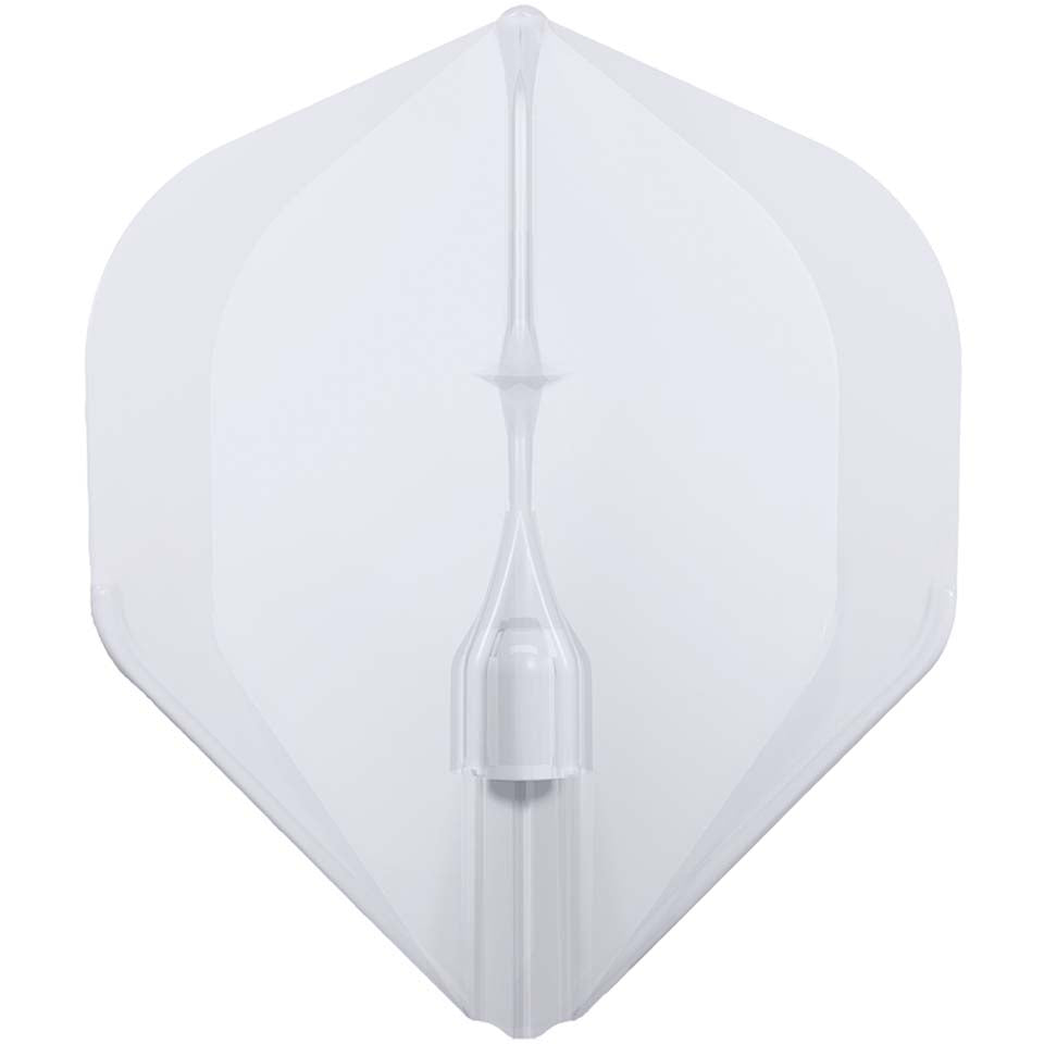 L-Style EZ Dart Flights - L1/ Standard Clear White