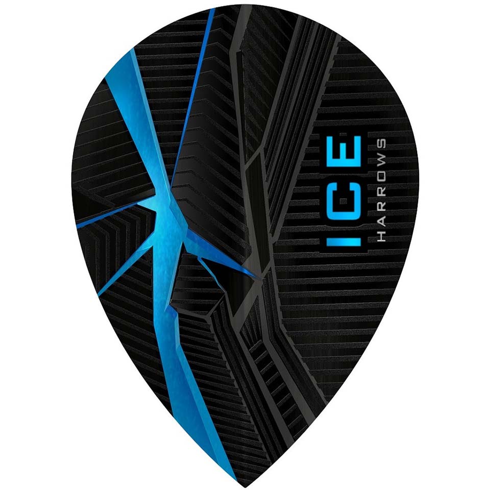 Harrows ICE Recut Dart Flights - Pear Aqua