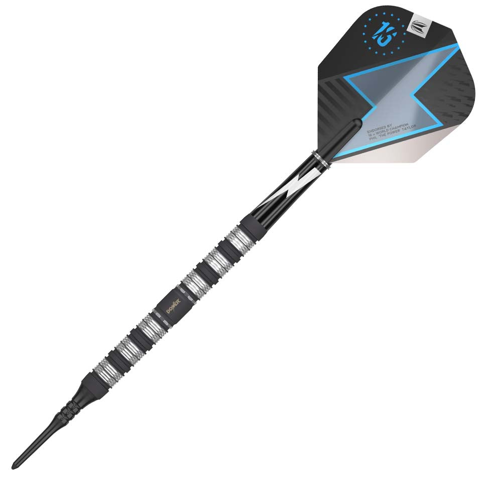 Target Phil Taylor Power Series 80 Soft Tip Darts - 18gm Black