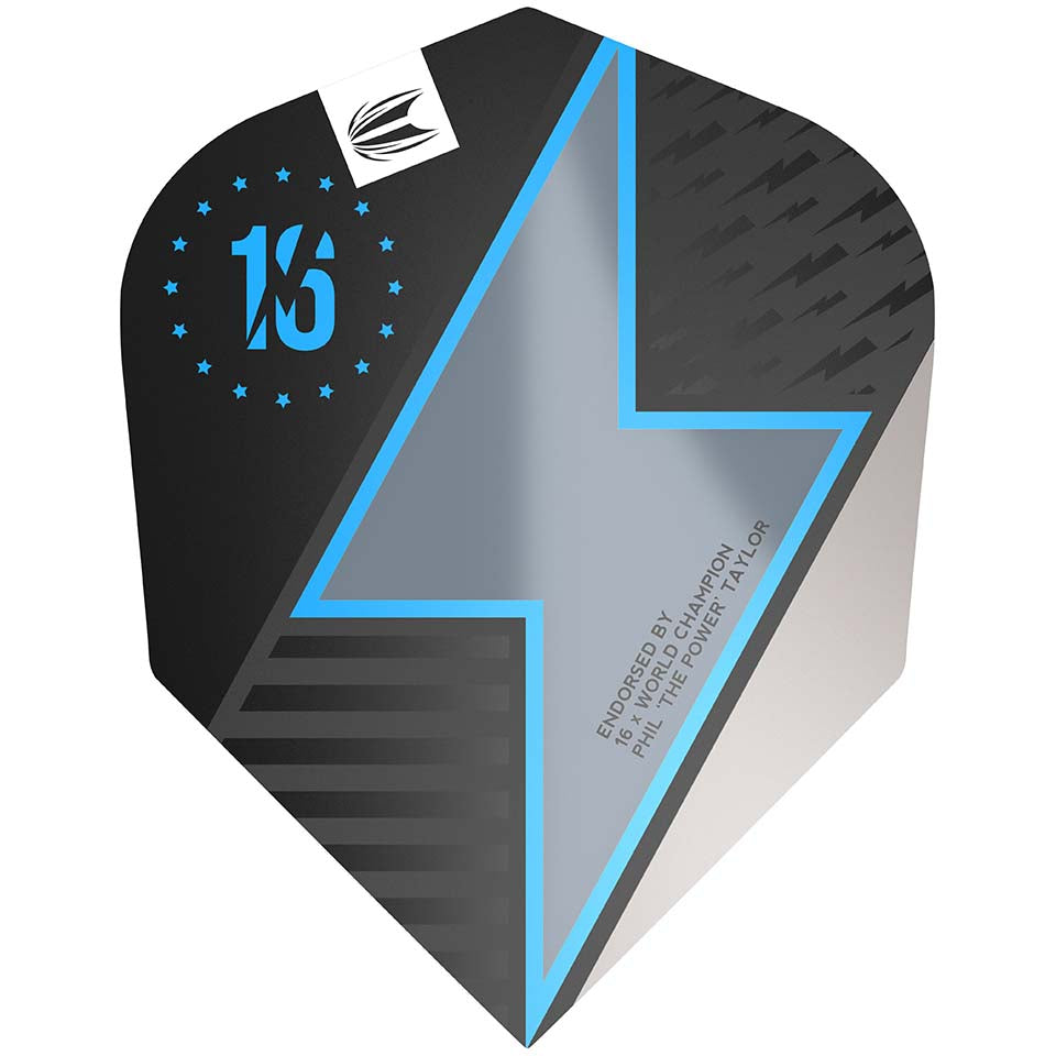 Target Phil Taylor Power Series Pro Ultra Dart Flights - No6 Black