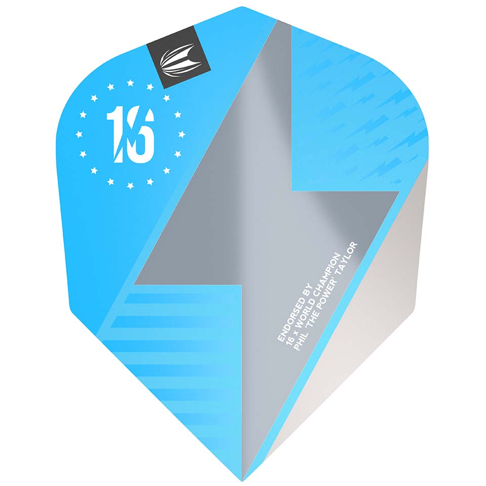 Target Phil Taylor Power Series Pro Ultra Dart Flights - No6 Gray