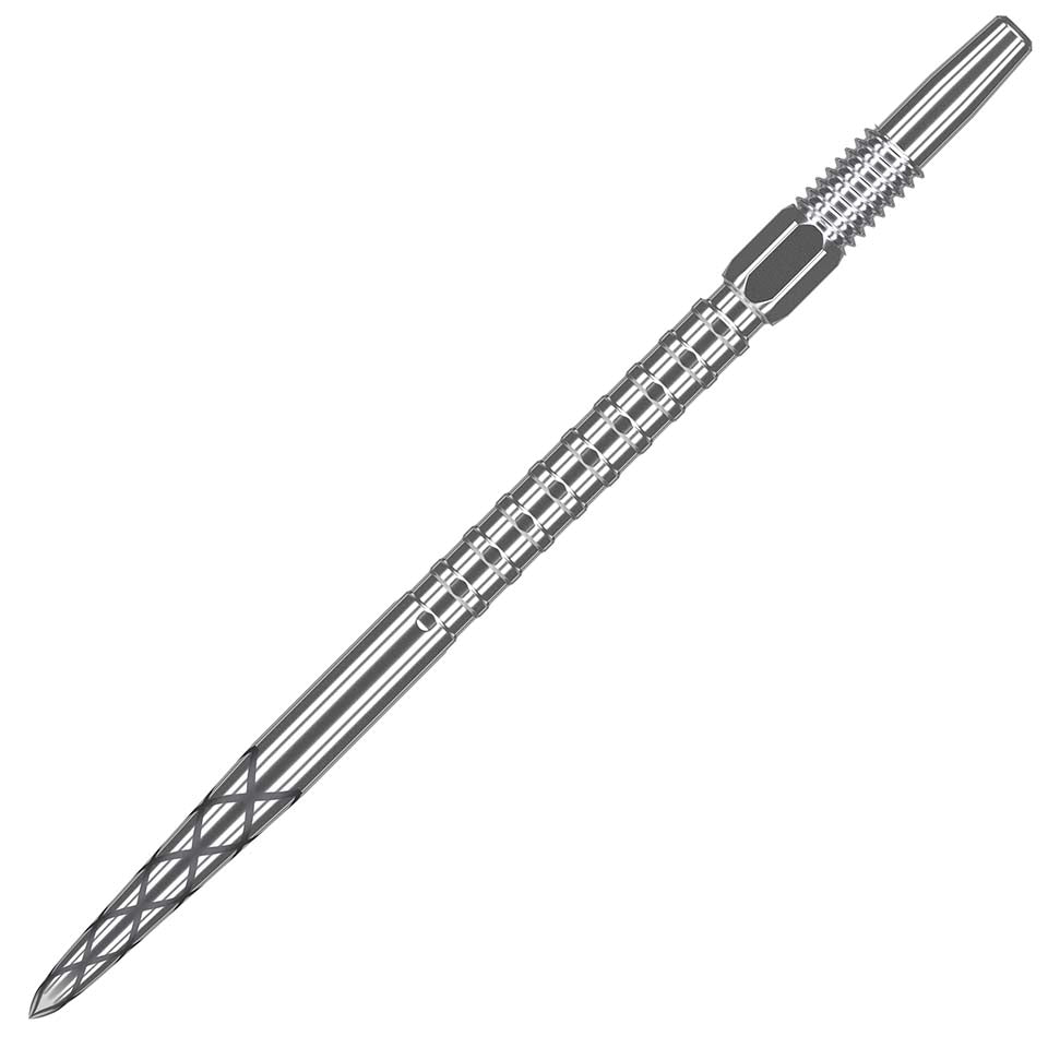 Target Swiss Diamond Pro Surge Grip Steel Points - Silver 35mm