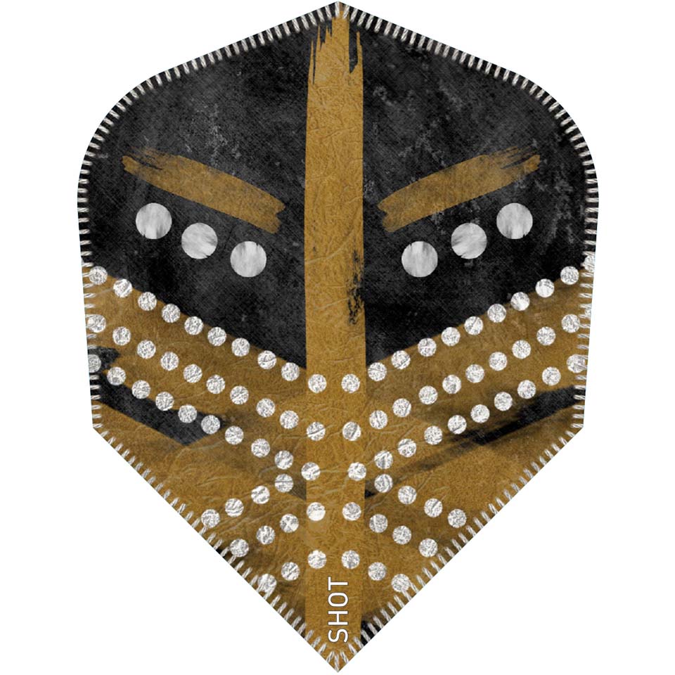 Shot Devon Petersen Greatness Dart Flights - Shape Gold
