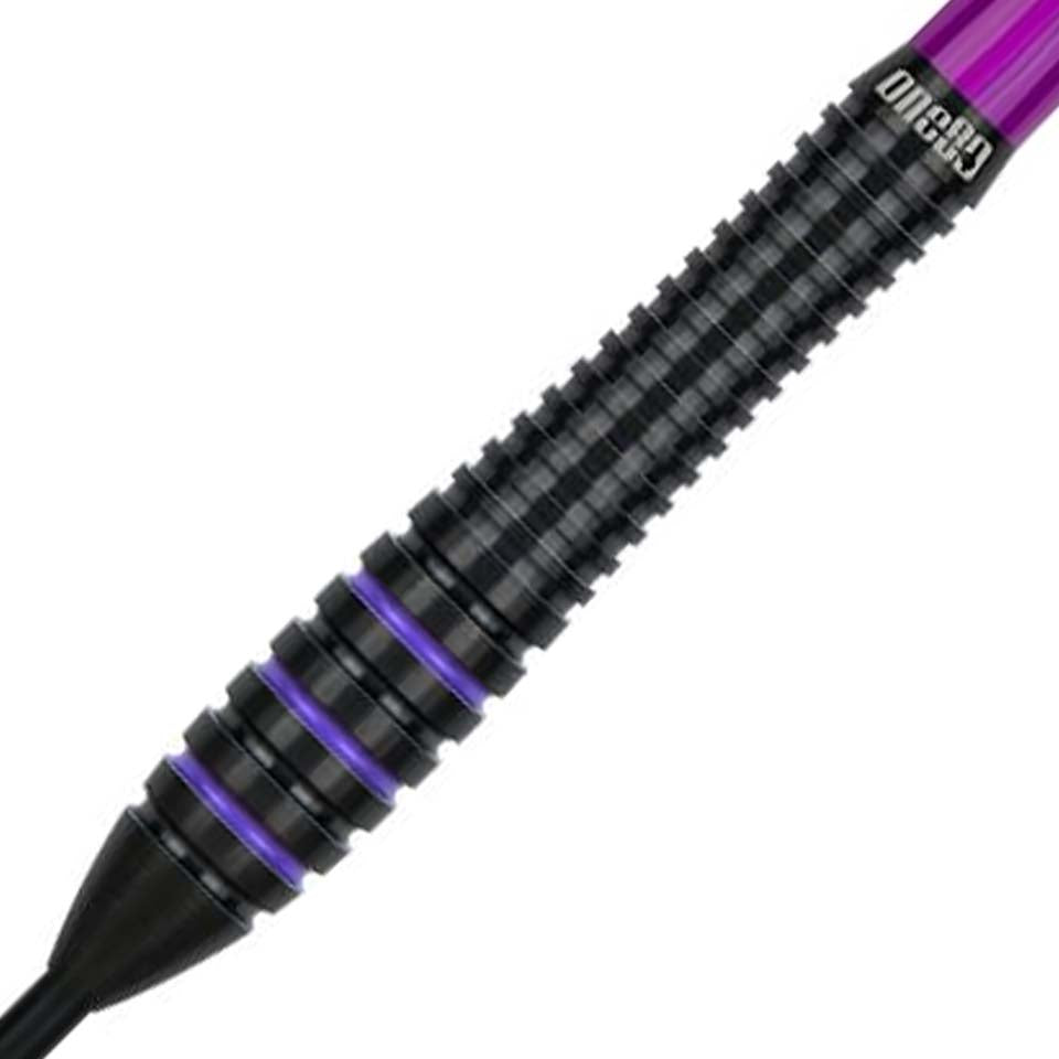 One80 Raise B Steel Tip Darts - 23gm Purple