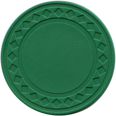 50 Green Roulette Chips