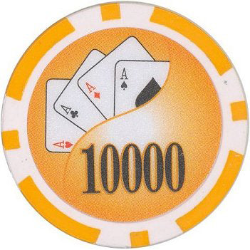 100 Yin Yang $10000.00 Poker Chips
