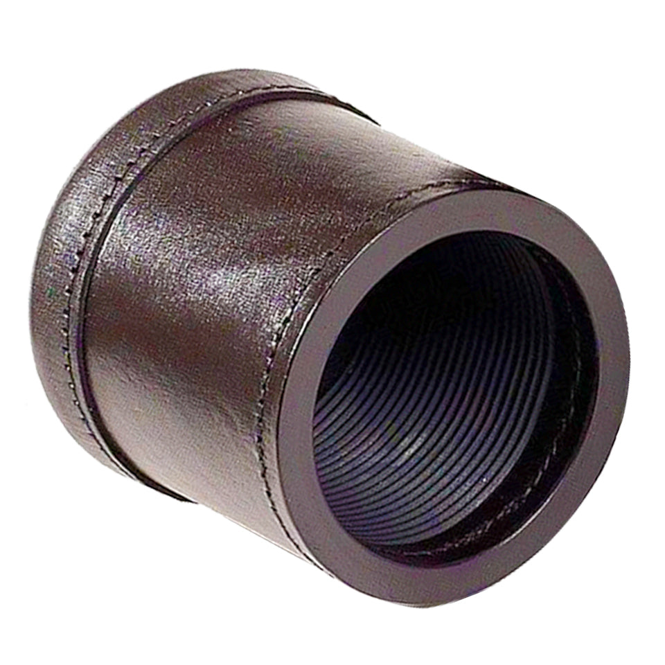 Genuine Leather STD Size Dice Cup - Brown