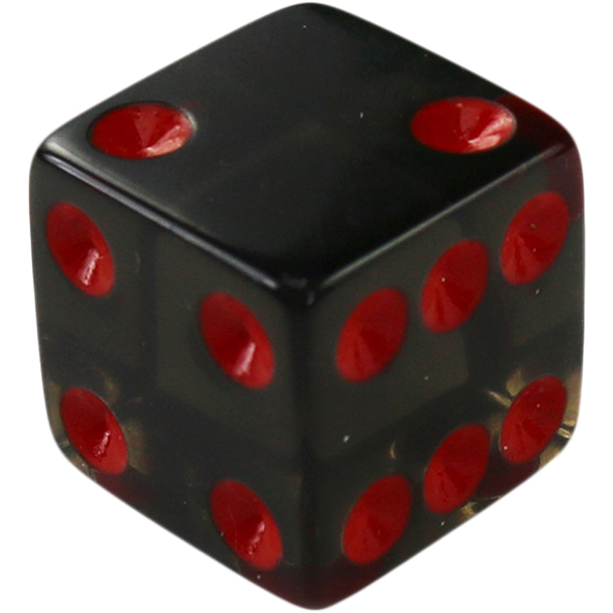 16mm Square Corner Translucent Dice - Smoke