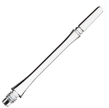 Fit Flight Gear Slim Spinning Dart Shafts - Super Medium #6 (35.0mm) Clear