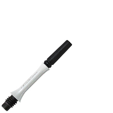 Fit Flight Carbon Slim Locked Dart Shafts - X-Short #2 (18.0mm) Lt White