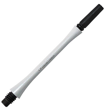 Fit Flight Carbon Slim Locked Dart Shafts - Long #7 (38.5mm) White