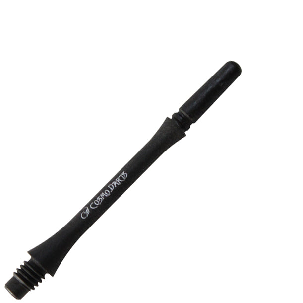 Fit Flight Carbon Slim Spinning Dart Shafts - Super Medium #6 (35.0mm) Black