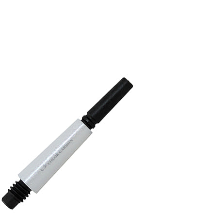 Fit Flight Carbon Locked Dart Shafts - X-Short #2 (18.0mm) White