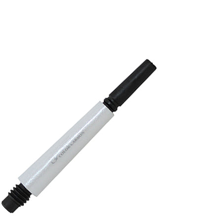 Fit Flight Carbon Locked Dart Shafts - Short #3 (24.0mm) White