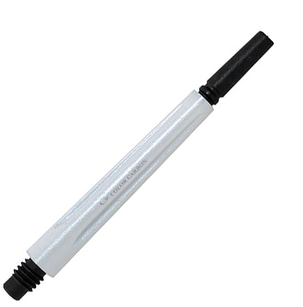 Fit Flight Carbon Locked Dart Shafts - Super Medium #6 (35.0mm) White