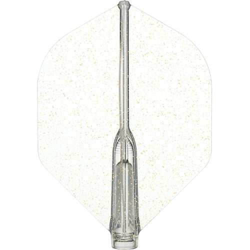 Fit Flight Air Dart Flights - Rocket Clear Sparkle