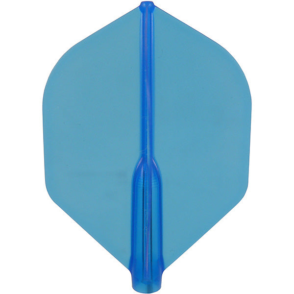 Cosmo Darts 6 Pack Fit Flight - Shape Dart Flights (Light Blue)